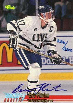 1995 Classic Hockey Draft - Autographs #NNO Eric Flinton Front