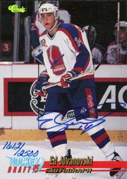 1995 Classic Hockey Draft - Autographs #NNO Ed Jovanovski Front