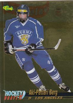 1995 Classic Hockey Draft - Gold #3 Aki-Petteri Berg Front