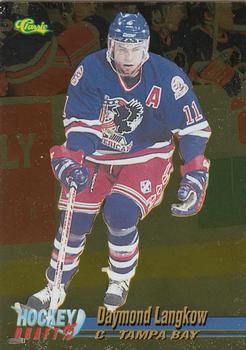 1995 Classic Hockey Draft - Gold #5 Daymond Langkow Front