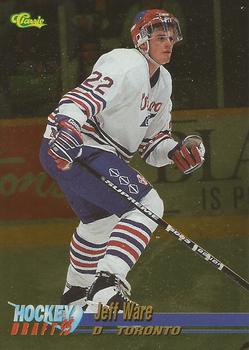 1995 Classic Hockey Draft - Gold #15 Jeff Ware Front