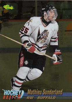 1995 Classic Hockey Draft - Gold #23 Mathieu Sunderland Front