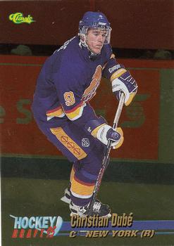 1995 Classic Hockey Draft - Gold #34 Christian Dube Front