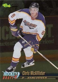 1995 Classic Hockey Draft - Gold #35 Chris McAllister Front
