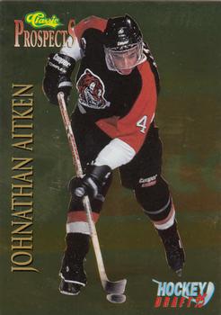 1995 Classic Hockey Draft - Gold #56 Johnathan Aitken Front