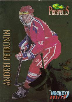 1995 Classic Hockey Draft - Gold #66 Andrei Petrunin Front