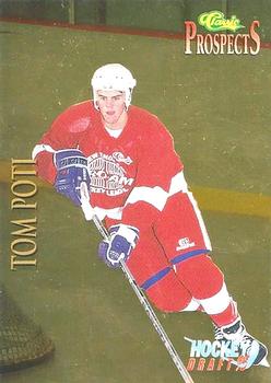 1995 Classic Hockey Draft - Gold #67 Tom Poti Front