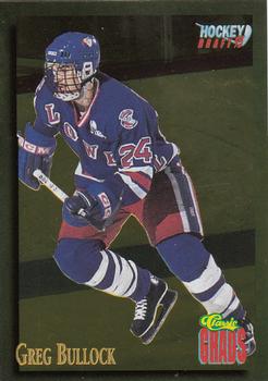 1995 Classic Hockey Draft - Gold #71 Greg Bullock Front