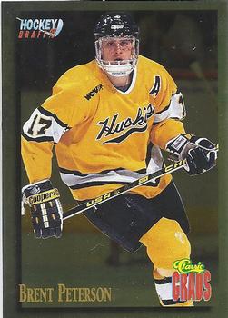 1995 Classic Hockey Draft - Gold #78 Brent Peterson Front