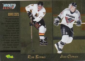 1995 Classic Hockey Draft - Gold #82 Rob Boyko / Jeff Cowan / Yianni Ioannou / Jeremy Miculinic Front