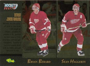 1995 Classic Hockey Draft - Gold #84 Bryan Berard / Sean Haggerty / Jeff Mitchell / Jason Saal Front