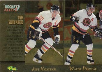 1995 Classic Hockey Draft - Gold #93 Jeff Kostuch / Wayne Primeau / Matthew Osborne / Shane Kenny Front