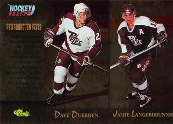 1995 Classic Hockey Draft - Gold #94 Dave Duerden / Jamie Langenbrunner / Chad Lang / Kevin Bolibruck Front