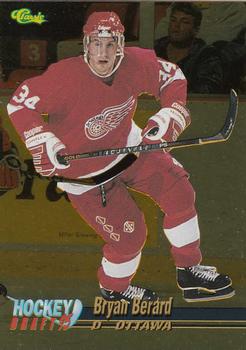 1995 Classic Hockey Draft - Gold #1 Bryan Berard Front