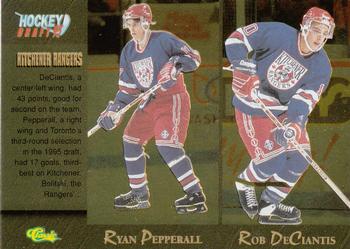 1995 Classic Hockey Draft - Gold #87 Ryan Pepperall / Rob DeCiantis / David Belitski / Boyd Devereaux Front