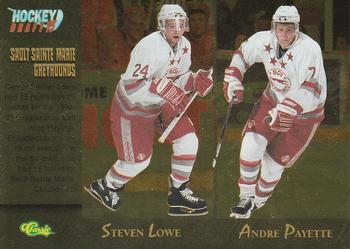 1995 Classic Hockey Draft - Gold #95 Steven Lowe / Andre Payette / Dan Cloutier / Joe Thornton Front