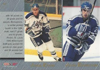 1995 Classic Hockey Draft - Gold #97 Ethan Moreau / Zdenek Nedved / Jamie Rivers / Jason Bonsignore Back