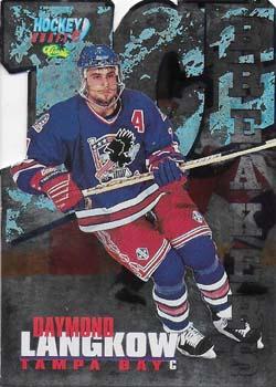 1995 Classic Hockey Draft - Ice Breakers Die Cuts #BK 5 Daymond Langkow Front