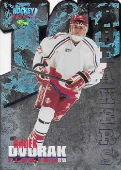 1995 Classic Hockey Draft - Ice Breakers Die Cuts #BK 9 Radek Dvorak Front
