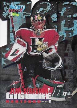 1995 Classic Hockey Draft - Ice Breakers Die Cuts #BK 12 J-S Giguere Front