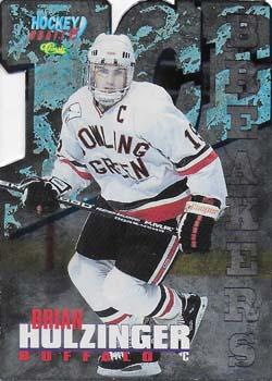 1995 Classic Hockey Draft - Ice Breakers Die Cuts #BK 18 Brian Holzinger Front