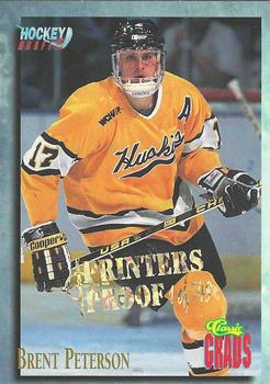 1995 Classic Hockey Draft - Printer's Proofs #78 Brent Peterson Front