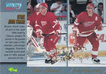 1995 Classic Hockey Draft - Printer's Proofs #84 Bryan Berard / Sean Haggerty / Jeff Mitchell / Jason Saal Front