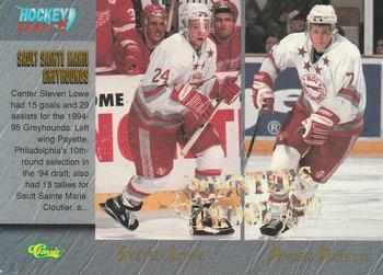1995 Classic Hockey Draft - Printer's Proofs #95 Steven Lowe / Andre Payette / Dan Cloutier / Joe Thornton Front