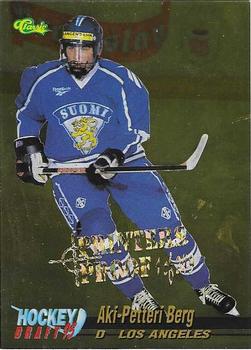 1995 Classic Hockey Draft - Printer's Proofs Gold #3 Aki-Petteri Berg Front