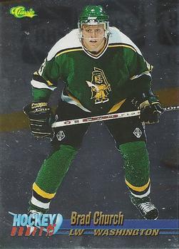 1995 Classic Hockey Draft - Silver #17 Brad Church Front