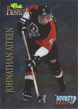 1995 Classic Hockey Draft - Silver #56 Johnathan Aitken Front