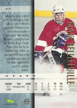 1995 Classic Hockey Draft - Silver #57 Blake Bellefeuille Back