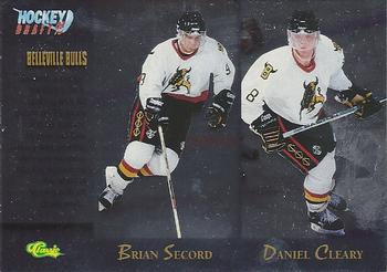 1995 Classic Hockey Draft - Silver #83 Brian Secord / Daniel Cleary / Radim Bicanek / Sean Brown Front