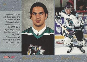 1995 Classic Hockey Draft - Silver #88 Stefan Bergkvist / David Gilmore / Adam Colagiacomo / Jason Doyle Back