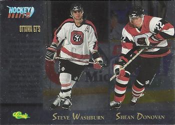 1995 Classic Hockey Draft - Silver #92 Steve Washburn / Shean Donovan / Alyn McCauley / Nick Boynton Front