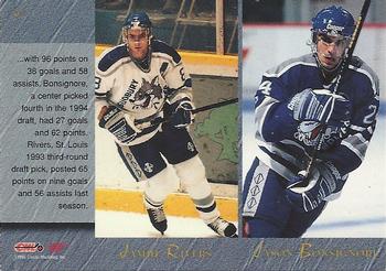 1995 Classic Hockey Draft - Silver #97 Ethan Moreau / Zdenek Nedved / Jamie Rivers / Jason Bonsignore Back