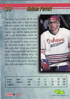 1995 Classic Draft 95 - Silver #39 Nathan Perrott Back