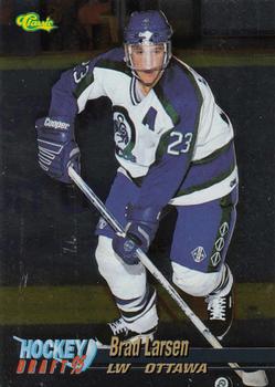 1995 Classic Hockey Draft - Silver #45 Brad Larsen Front