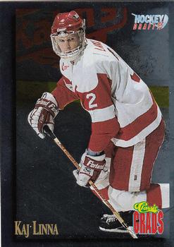 1995 Classic Hockey Draft - Silver #76 Kaj Linna Front