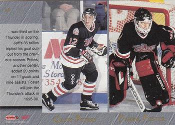 1995 Classic Hockey Draft - Silver #89 Jeff Johnstone / Steve Potvin / Geoff Peters / Darryl Foster Back