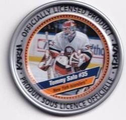 1998-99 Katch/Irwin Medallions - Silver #86 Tommy Salo Front