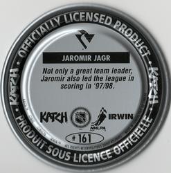 1998-99 Katch/Irwin Medallions - Silver #161 Jaromir Jagr Back