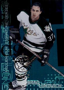 1999-00 Be a Player Millennium Signature Series - All-Star Fantasy Emerald #80 Brad Lukowich Front