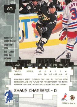 1999-00 Be a Player Millennium Signature Series - All-Star Fantasy Emerald #83 Shawn Chambers Back