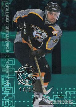 1999-00 Be a Player Millennium Signature Series - All-Star Fantasy Emerald #137 Cliff Ronning Front