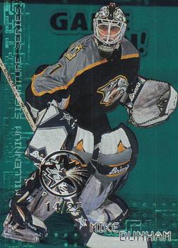 1999-00 Be a Player Millennium Signature Series - All-Star Fantasy Emerald #142 Mike Dunham Front