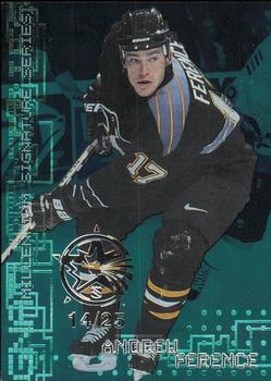 1999-00 Be a Player Millennium Signature Series - All-Star Fantasy Emerald #196 Andrew Ference Front