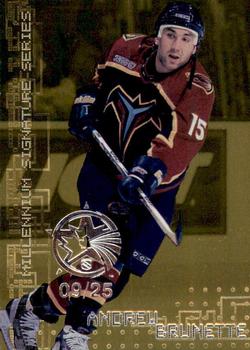 1999-00 Be a Player Millennium Signature Series - All-Star Fantasy Gold #15 Andrew Brunette Front