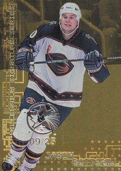 1999-00 Be a Player Millennium Signature Series - All-Star Fantasy Gold #18 Jason Botterill Front