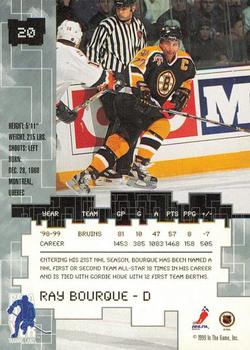 1999-00 Be a Player Millennium Signature Series - All-Star Fantasy Gold #20 Ray Bourque Back